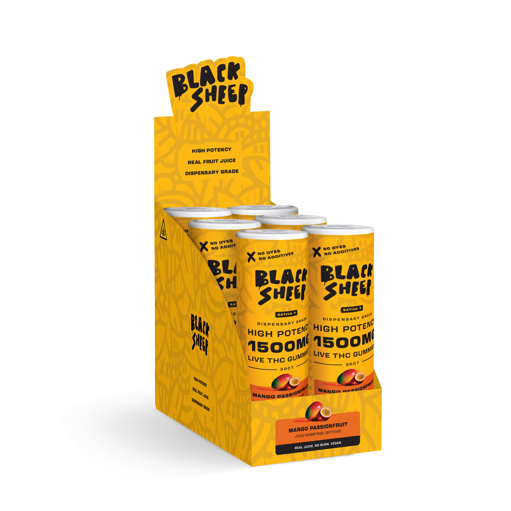 Modern Herb Co - Black Sheep - 150mg Live THC Gummies - 30pk - 6ct