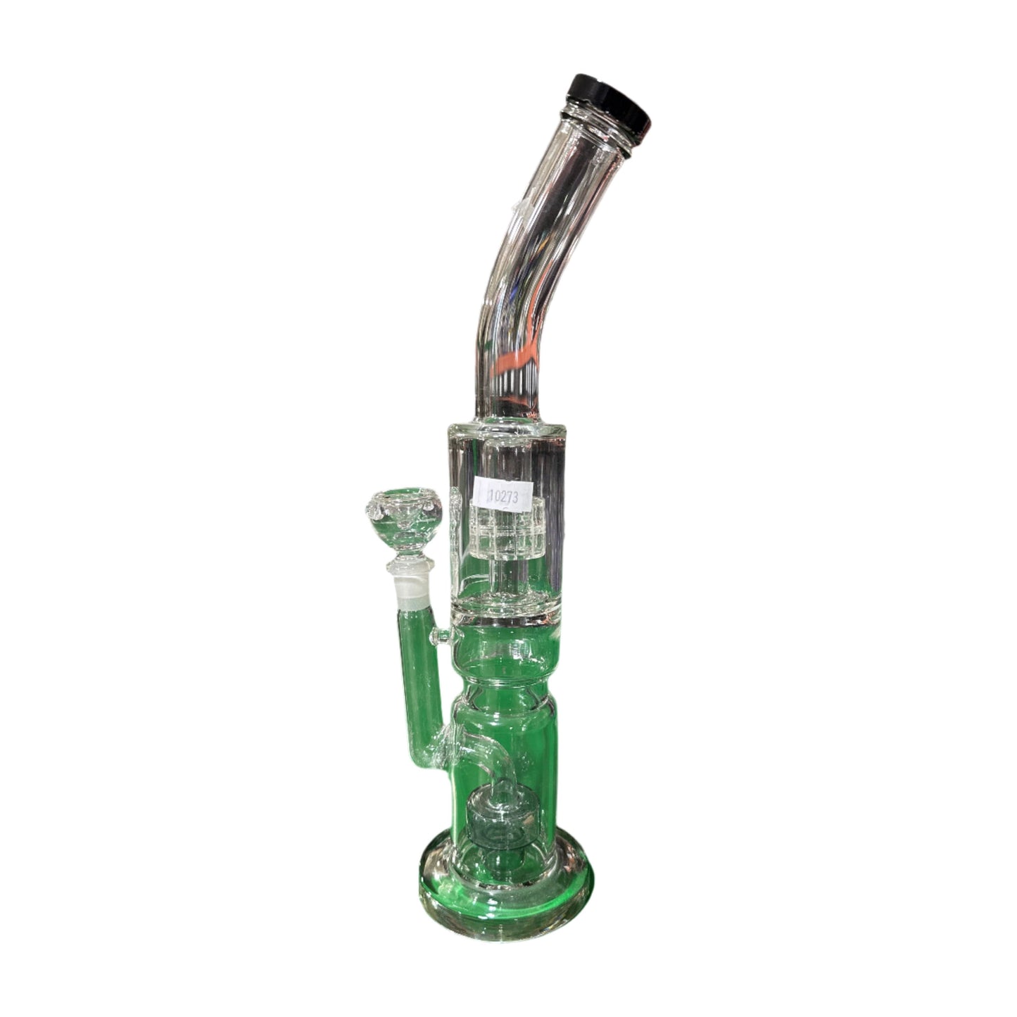WP - 13" Double Perc Bent Neck - Clear*
