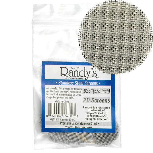 Randy's - Screens - Stainless Steel - 0.625" - 20pk - 36ct +