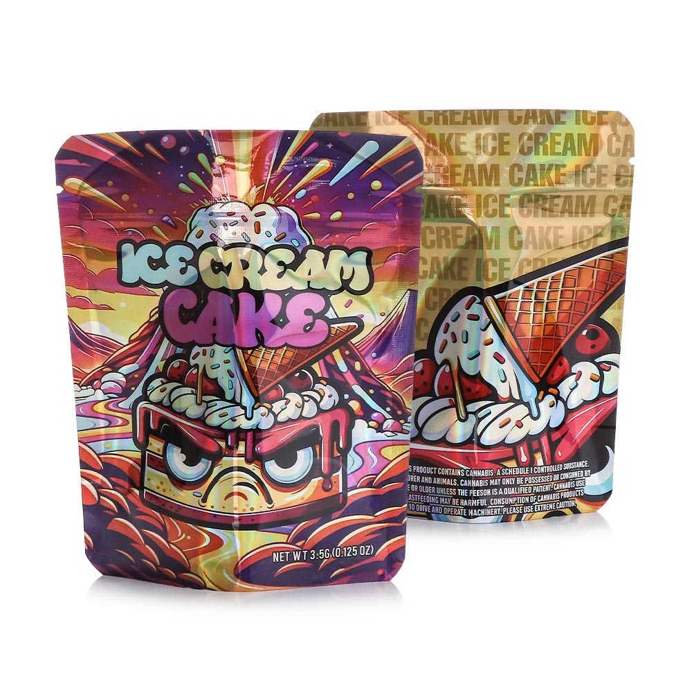 Mylar Bag - 100ct - 3.5g Designer Ice Cream Cake