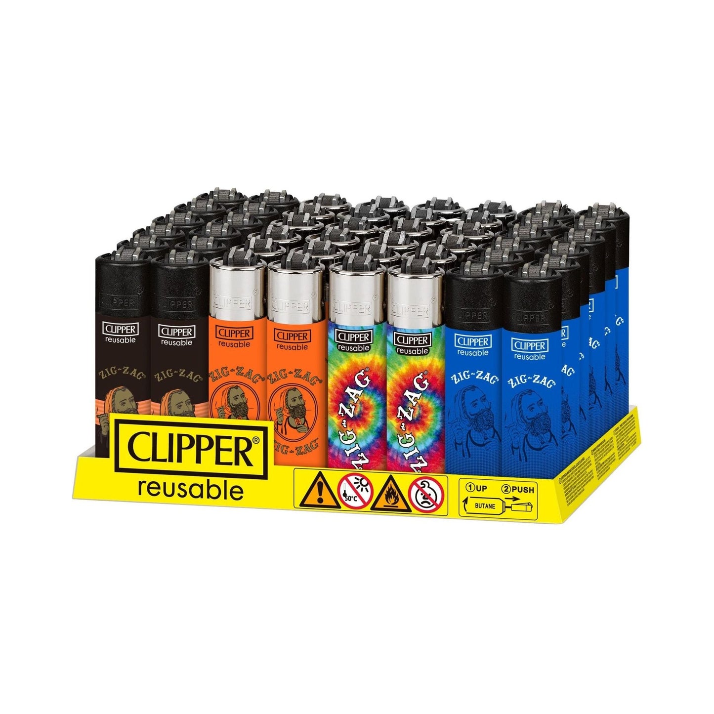 Clipper - Lighters - Zig Zag 2 - 48ct