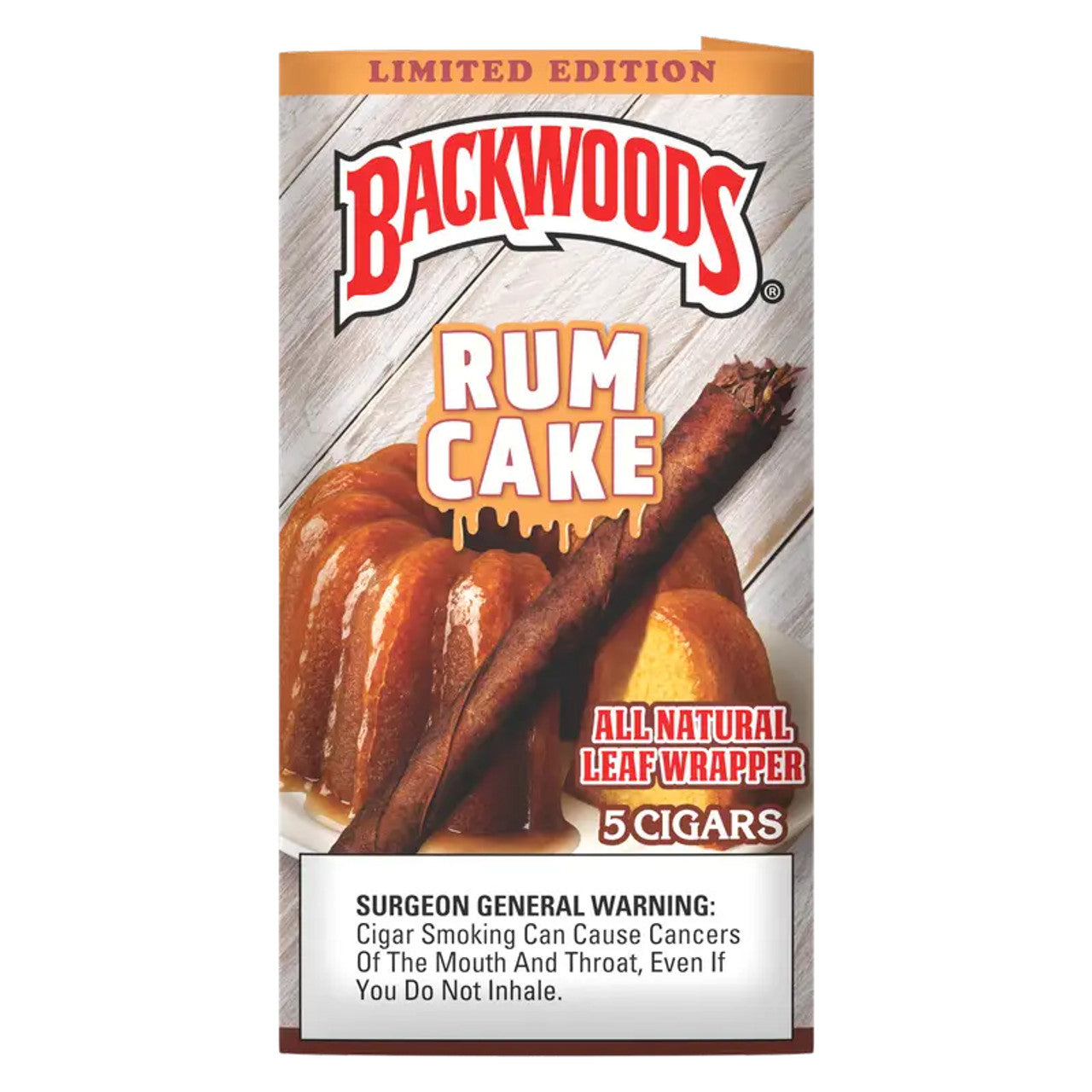 Backwoods Cigars - Limited Edition Rum Cake - 5pk - 8ct
