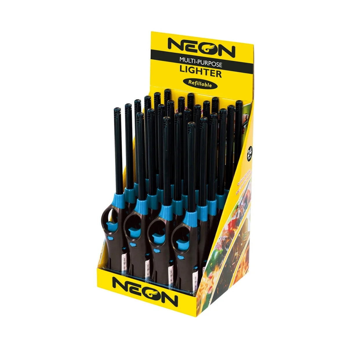 Neon - Lighters - BBQ 24ct