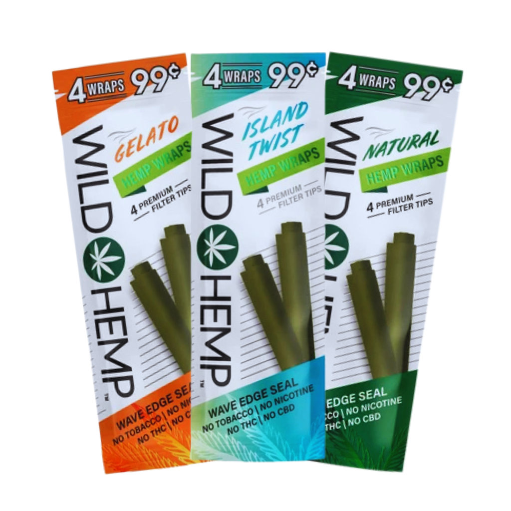 Wild Hemp Wraps $.99 - 4pk - 20ct