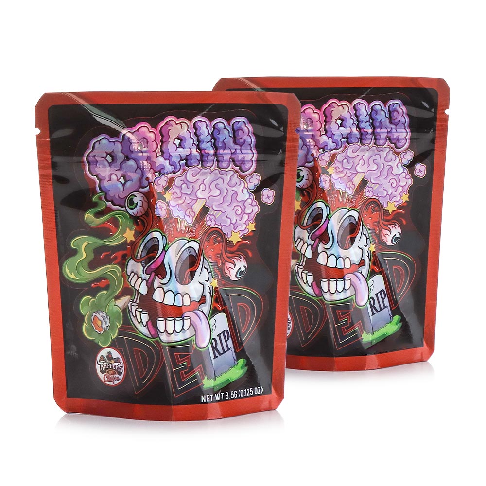 Mylar Bags - 3.5g - Designer Brain - 100ct