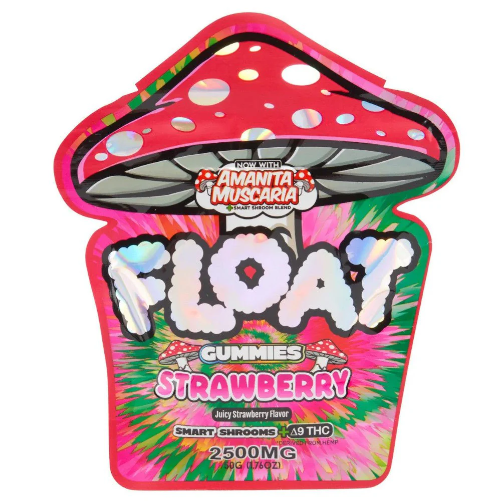 Float - 250mg Gummies D9+Mush - Acid Drop - 10pk - 10ct +