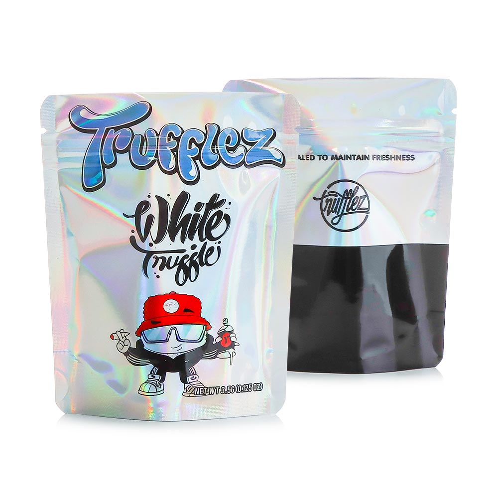Mylar Bags - 3.5g - Designer White Truffles - 100ct