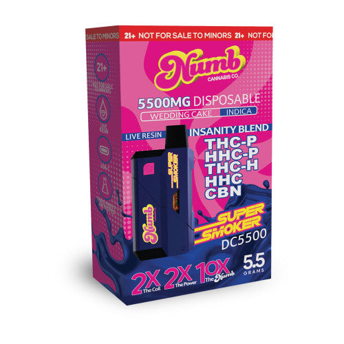 Numb - 5.5g Dispo - Delta & Mushrooms