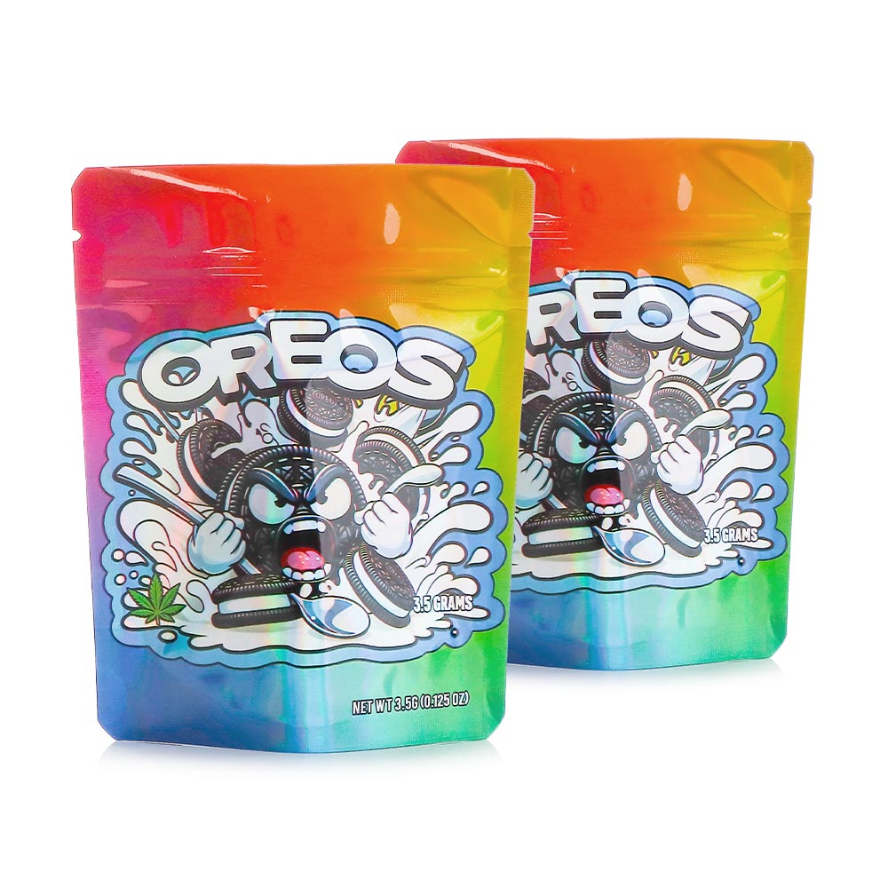 Mylar Bags - 3.5g - Designer Chocolate Vanilla - 100ct