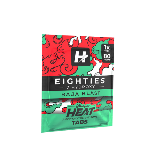 Straight Heat - 80mg 7-OH Tabs - 1pk - 25ct