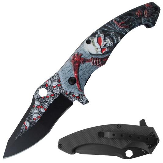 Razor Tactical - Premium Flip Knife - RT-7382RD