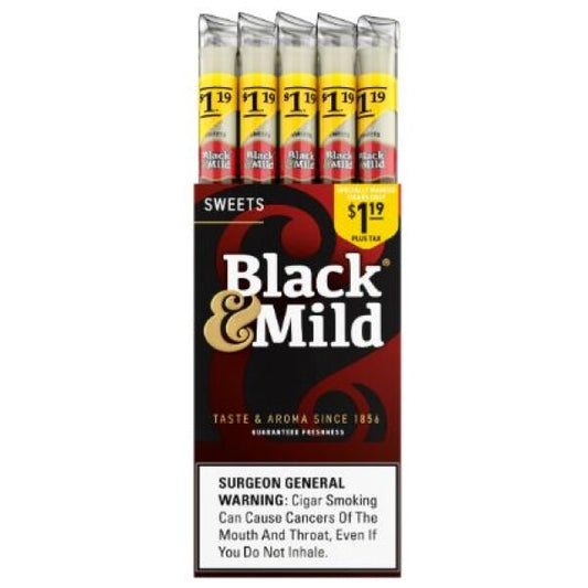 Black & Mild Cigars - Sweets ($1.19) - 25ct
