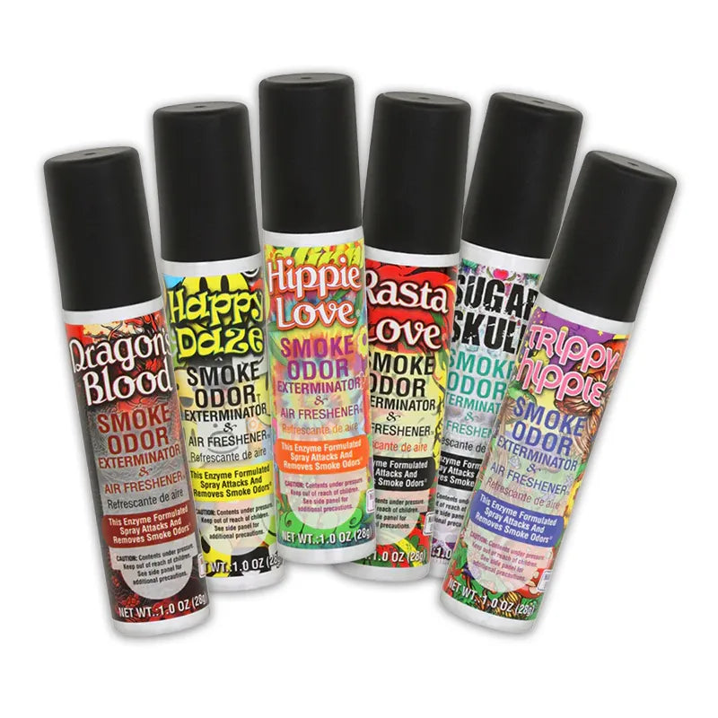 Smoke Odor Exterminator - 1oz Spray Display - Mixed Pop Culture - 12ct