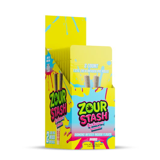 Zour Stash - 1.25g Pre-Roll THCA - 2pk - 10ct