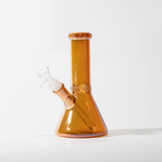 Glass House - WP - 8" Mini Iridescent Beaker