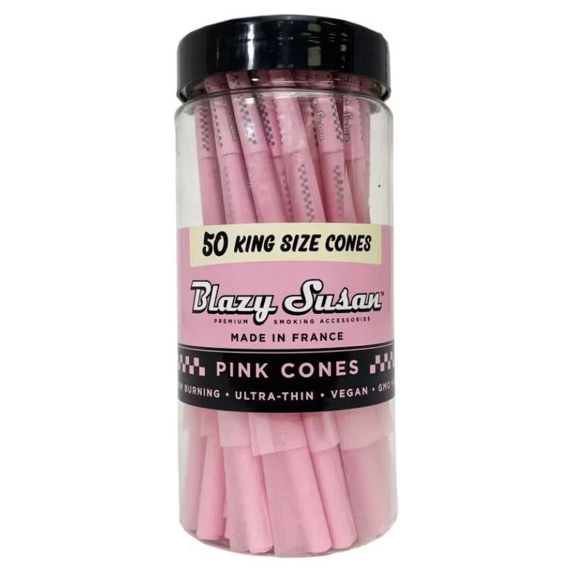 Blazy Susan - Cones - Pink - King - 50ct Jar