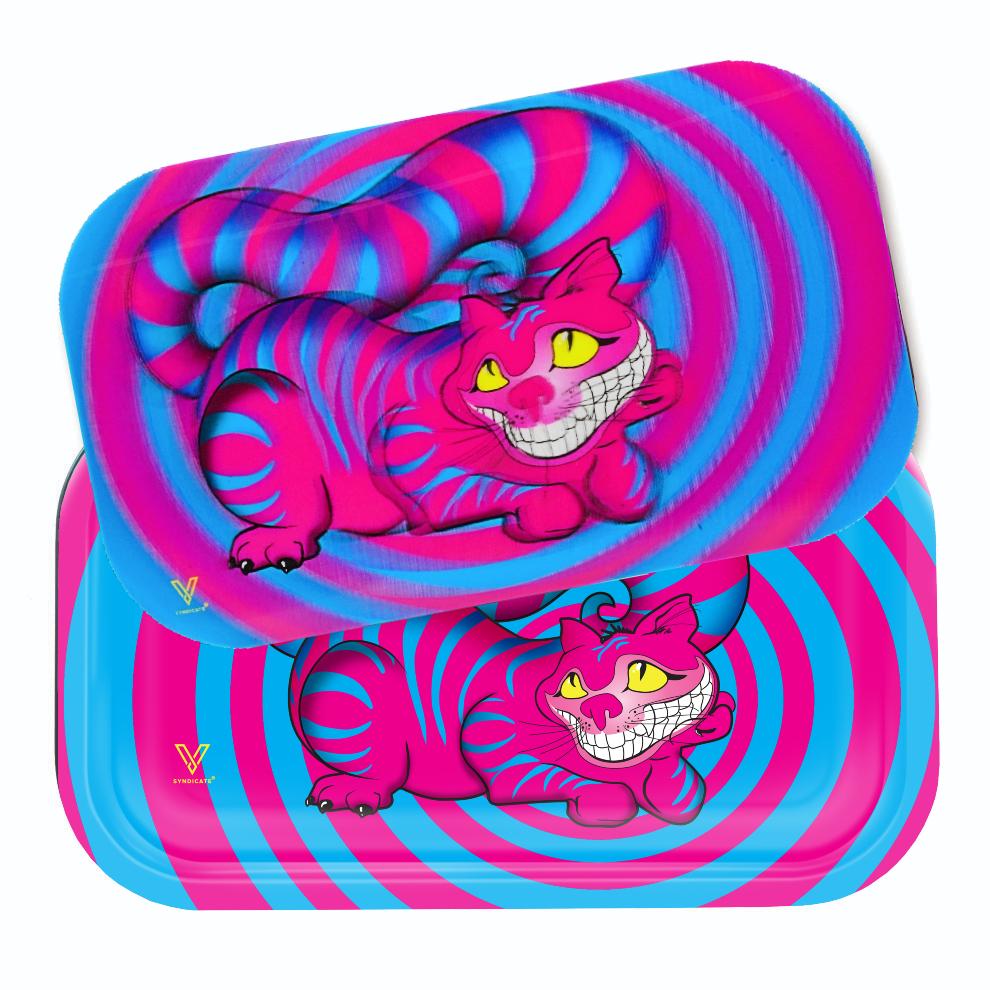 V Syndicate - Rolling Tray - Small 3D Roll N Go - Seshigher Cat +