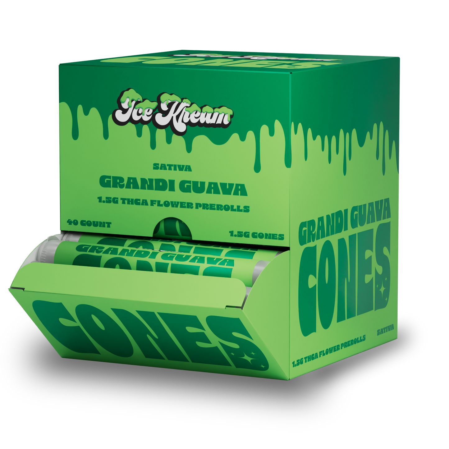Ice Kream - 1.5g Pre-Roll THCA Cones - 40ct