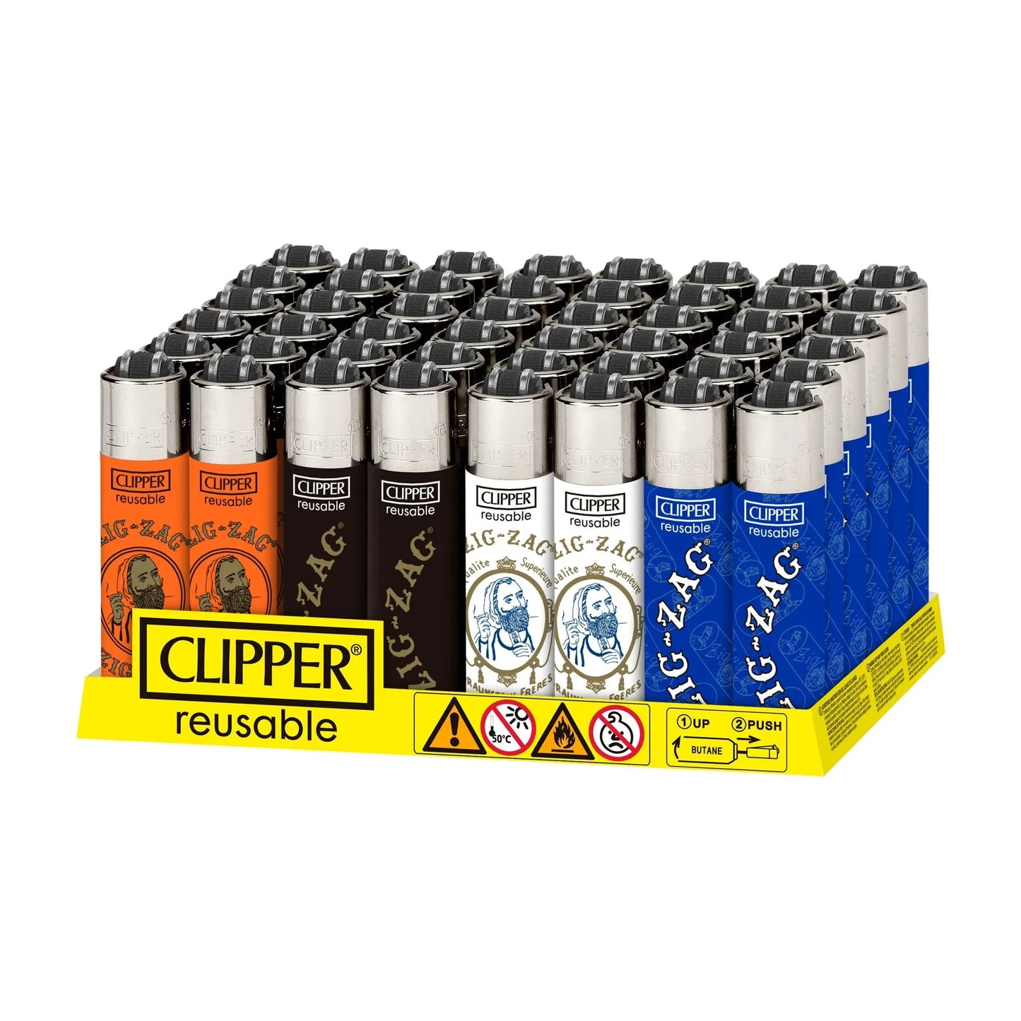 Clipper - Lighters - Zig Zag Micro - 48ct