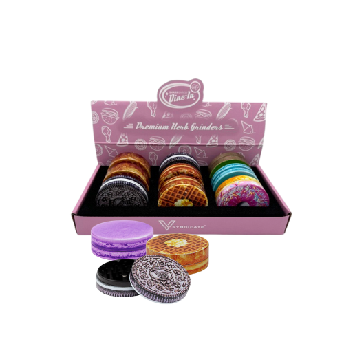 SharpShred Dine-In 2-Piece Aluminum Grinders - 9 ct