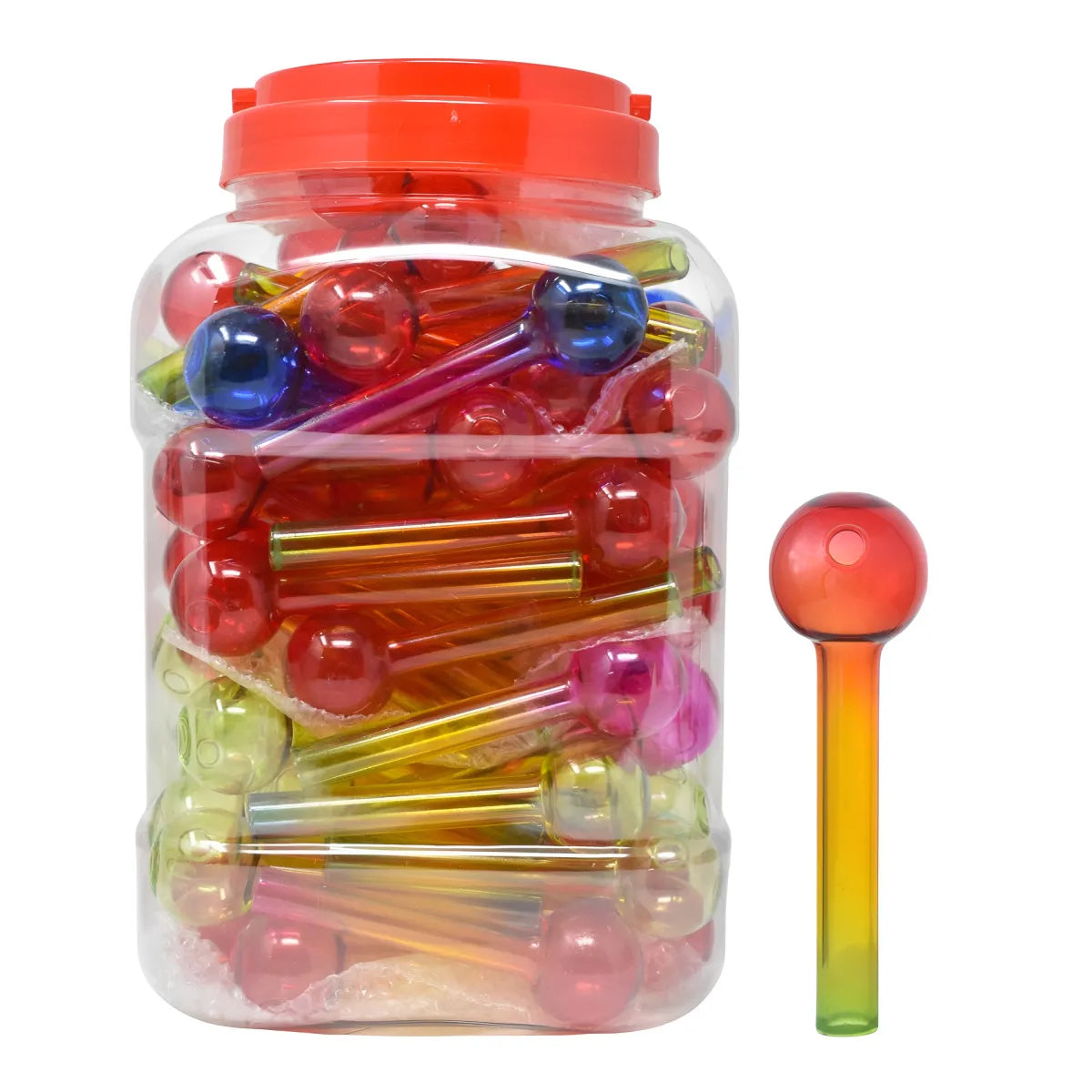 Oil Burner - 4" Rainbow - 90ct Jar
