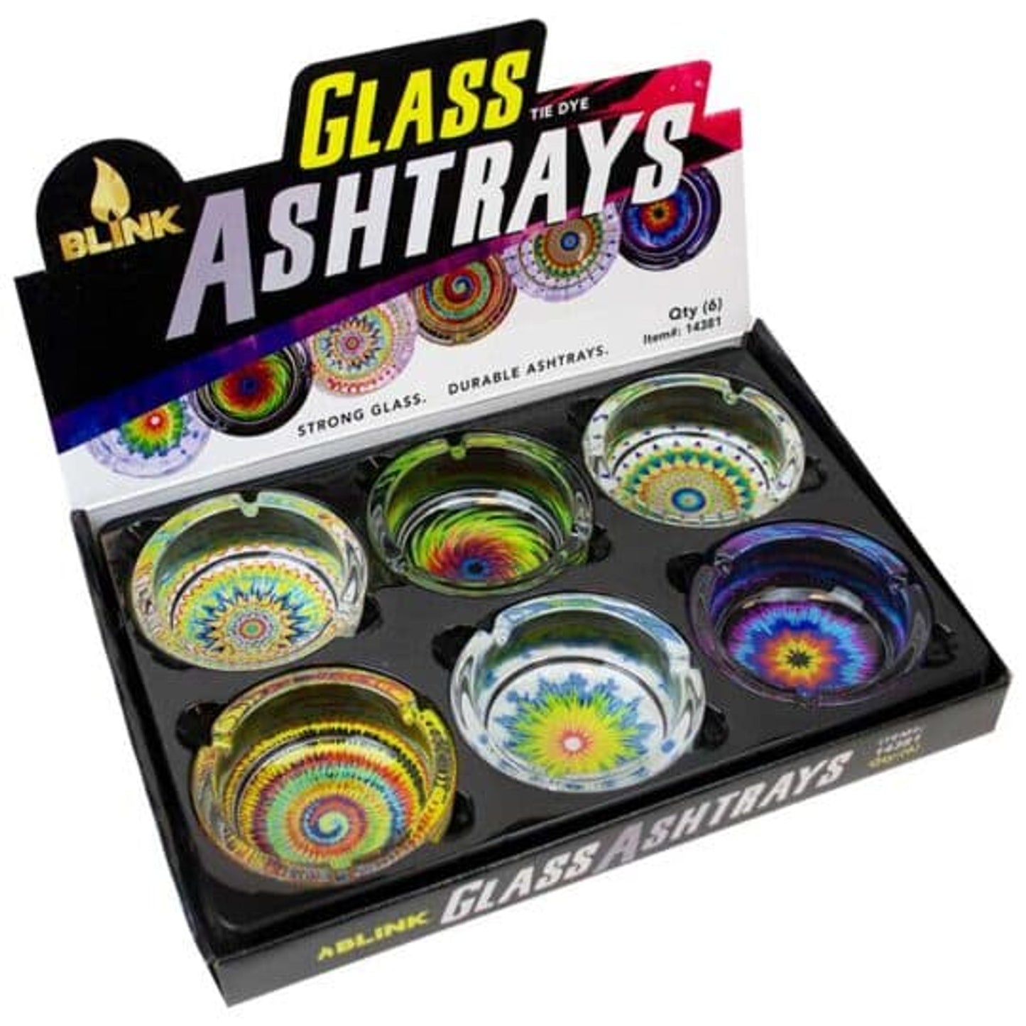 Blink - Ashtray - Glass - 6ct