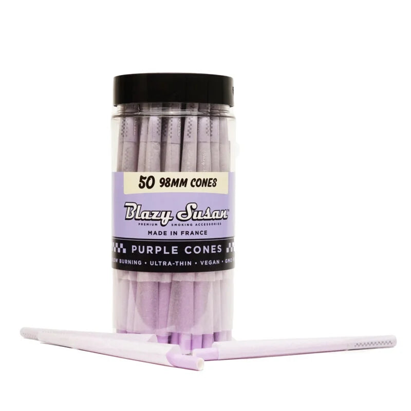 Blazy Susan - Purple Cones - 98mm - 50ct Jar