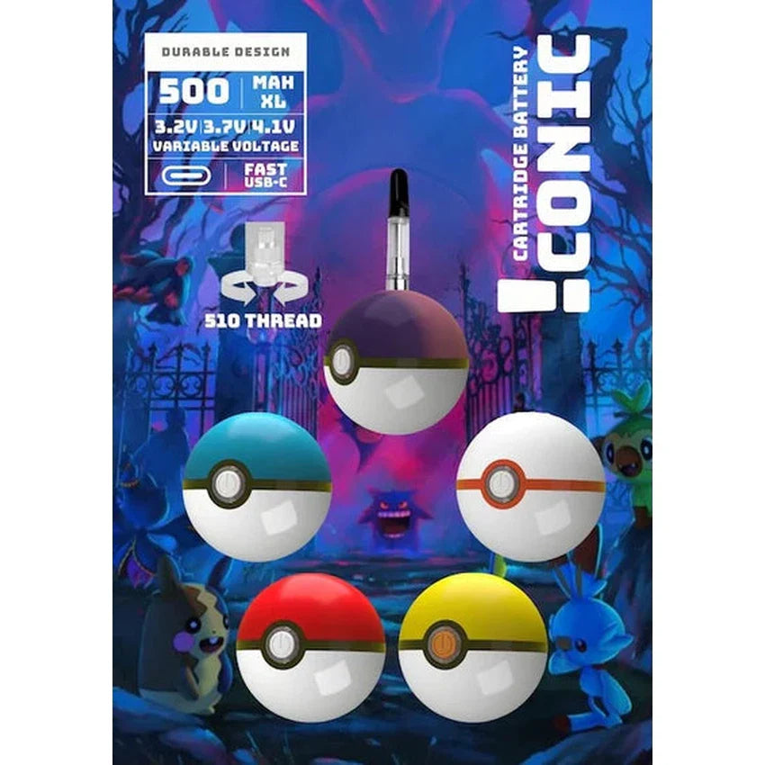 Iconic 510 Battery - Pokeball