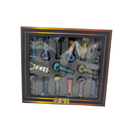 On Point Glass - Hand Pipe - 3.5" Vibrant Swirl - 15ct - 3SG-100-15*