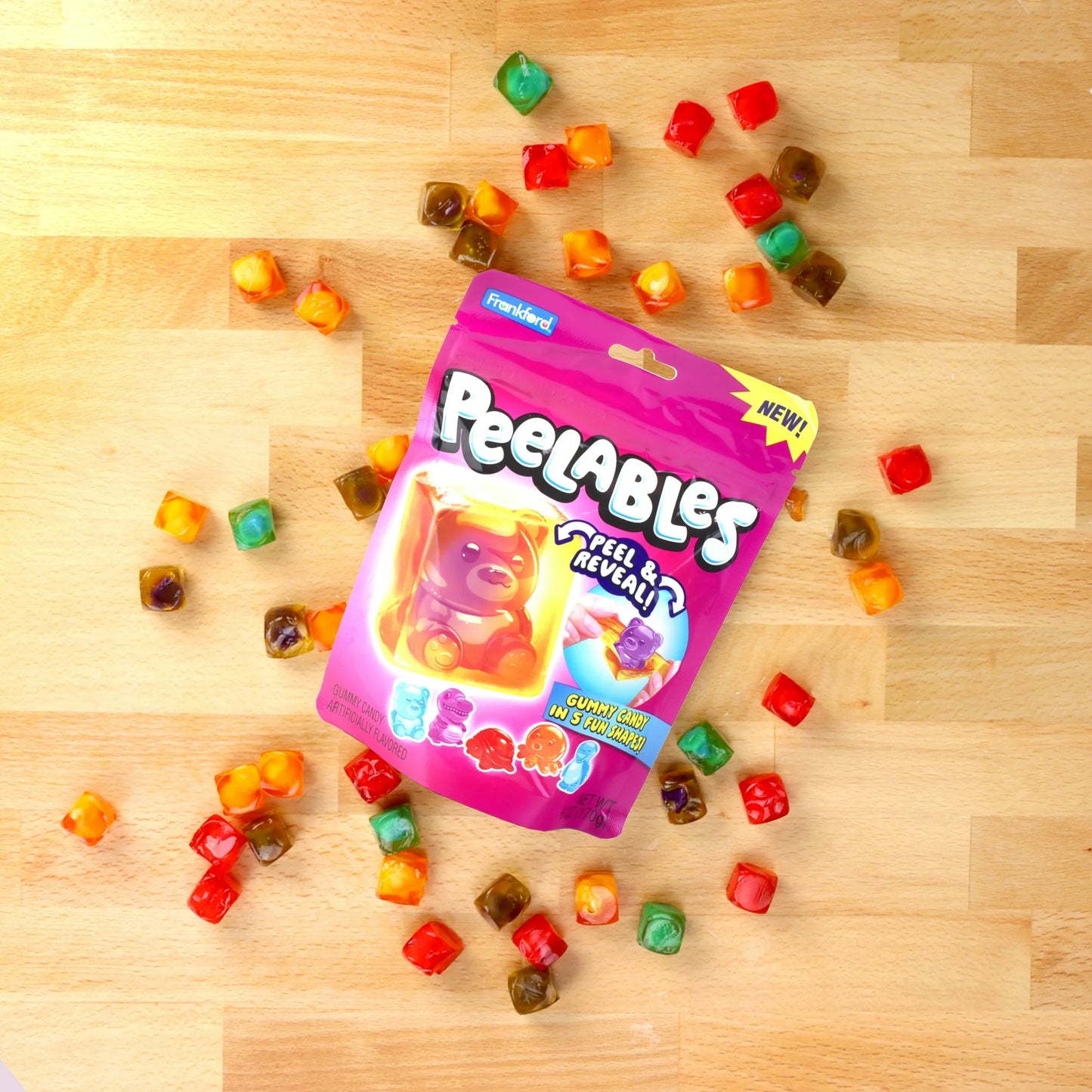 Frankford - Peelables Assorted Animal Gummy Candy - 4.25oz - 12ct