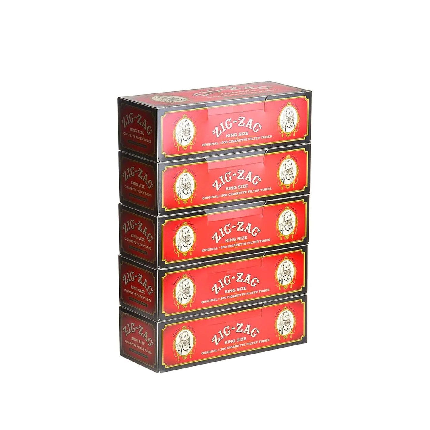 Zig Zag - Cig Tubes - 100's - 200pk - 5ct