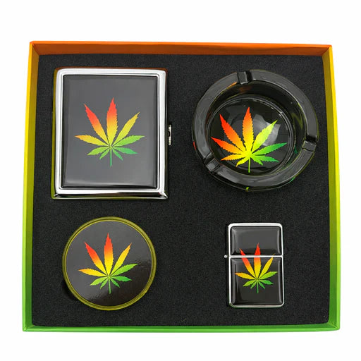Smoking Gift Set - 4 in 1 - Leaf