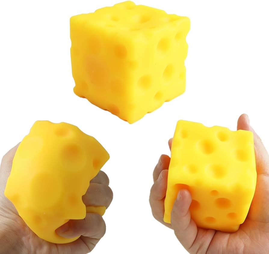 Squish Toy - Cheese Large