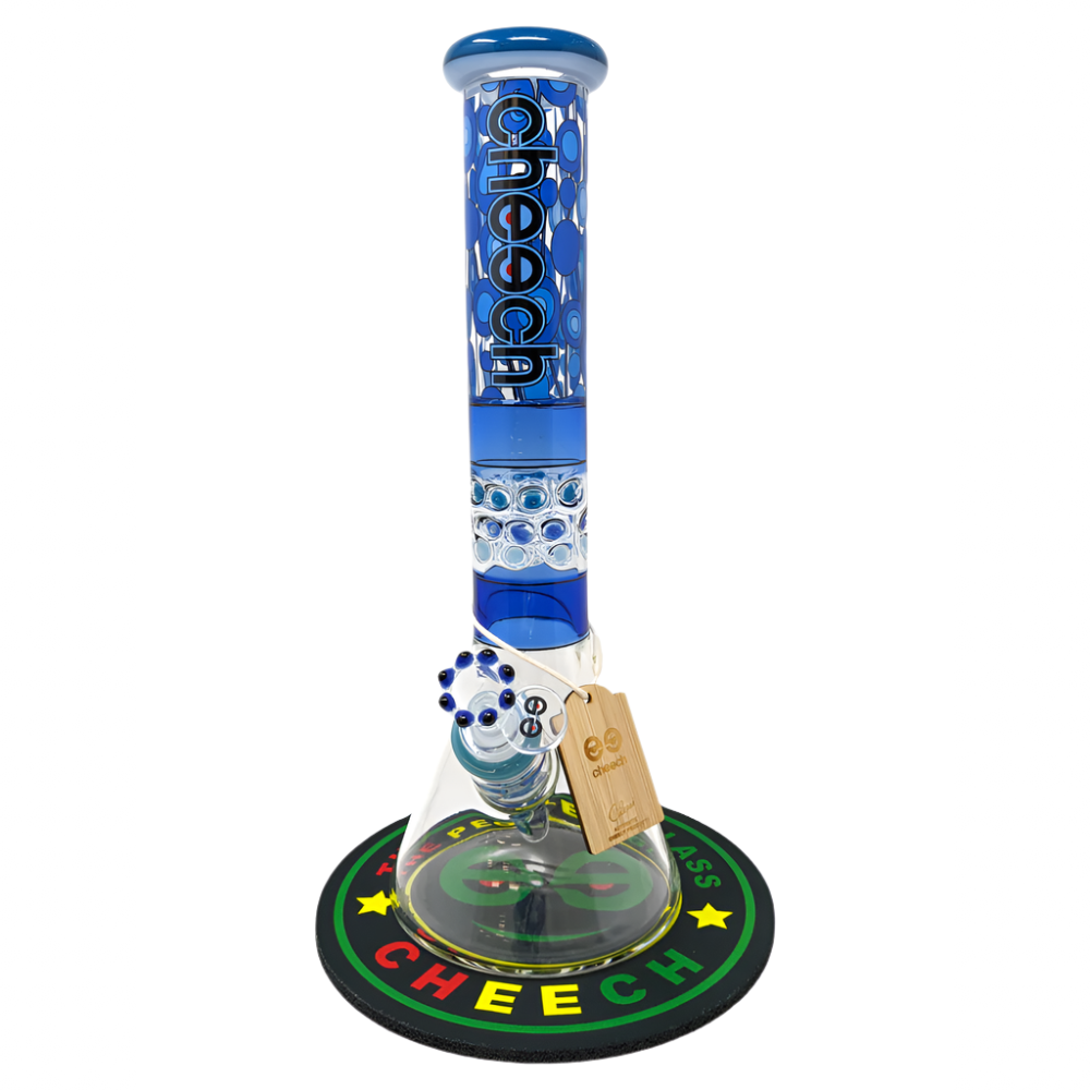 15" Cheech Glass - Bubble Design Water Pipe *