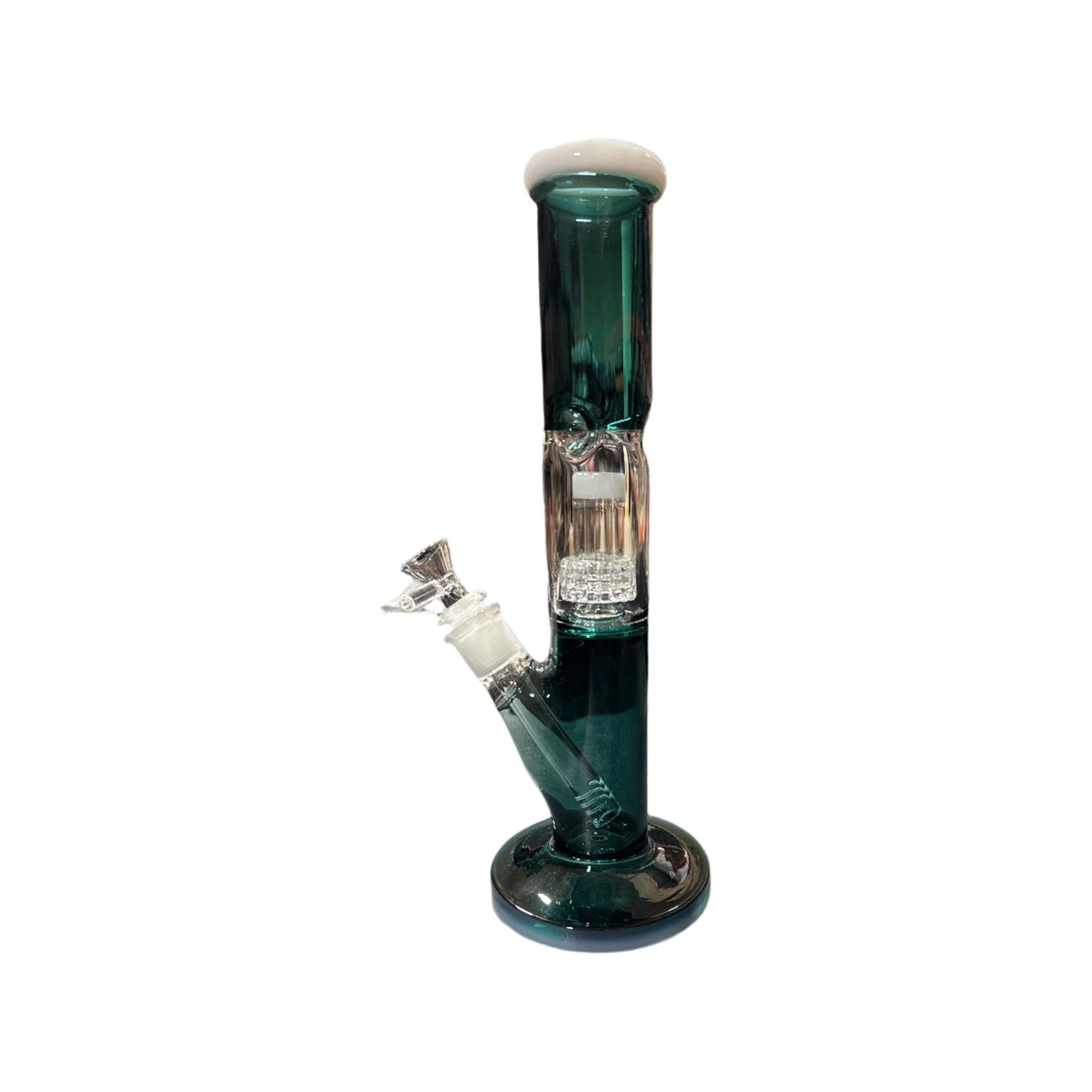 WP - 12" Dual Tone Matrix Perc Straight - Teal - RP018