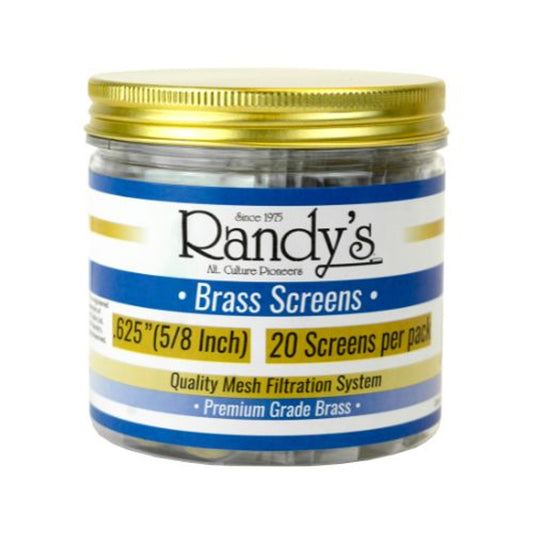 Randy's - Screens - Brass - 0.625" - 20pk - 36ct +