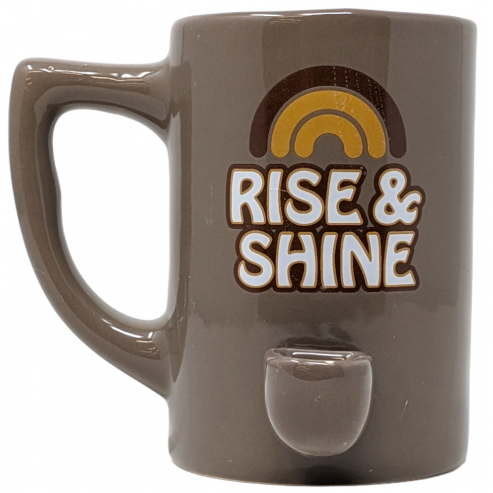 High Point Ceramic Mug Pipes - Beige Rise and Shine