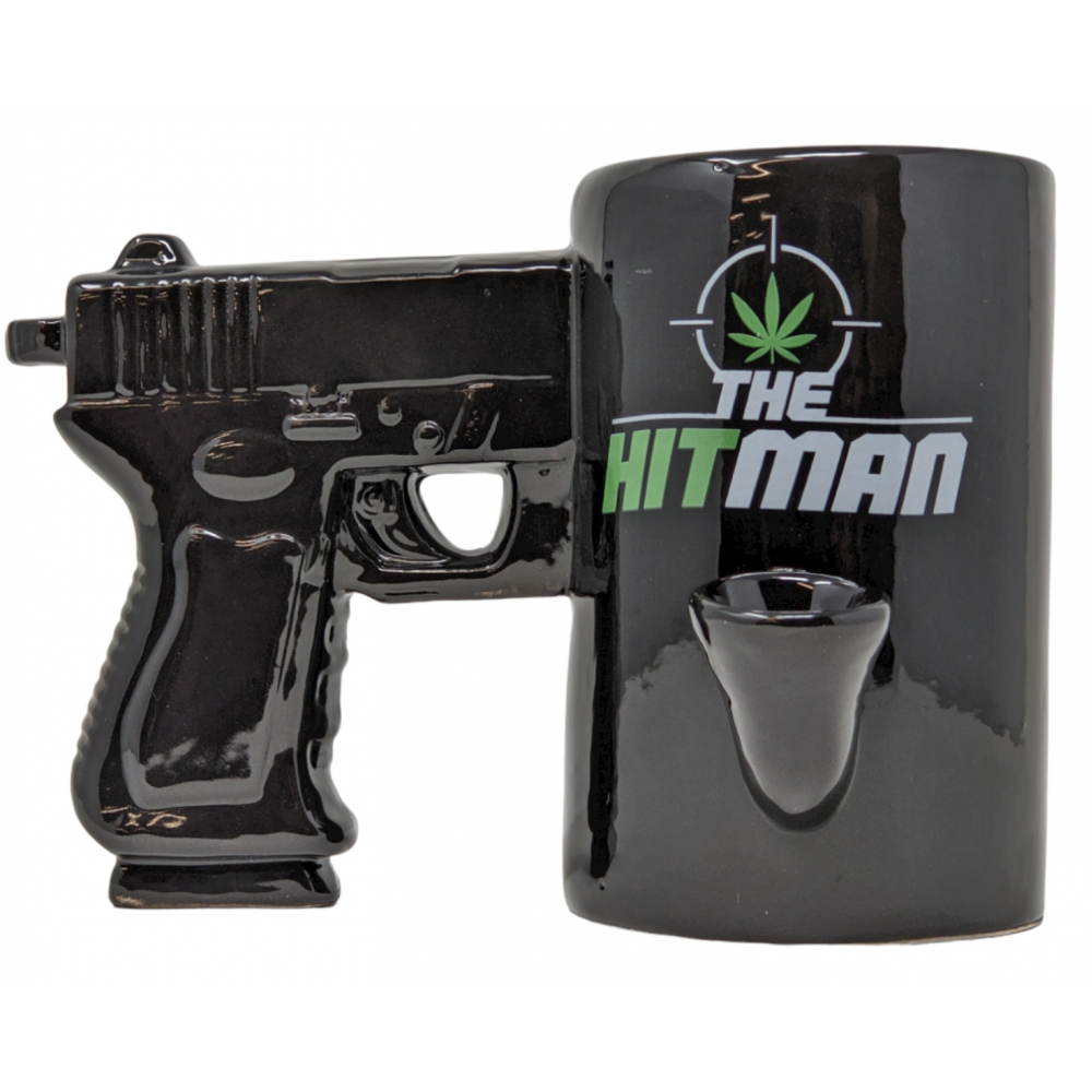 High Point Ceramic Mug Pipes - The Hitman Gun