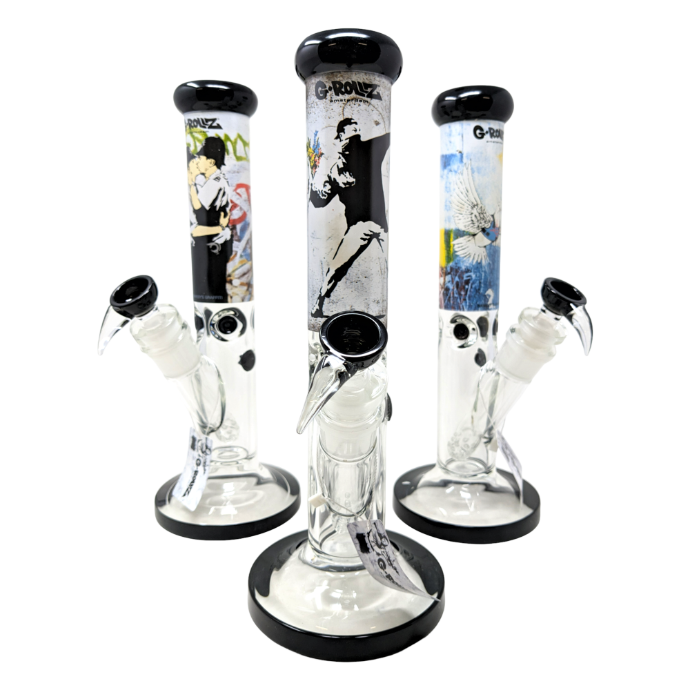 13.5" G-Rollz Banksy's Straight Bong