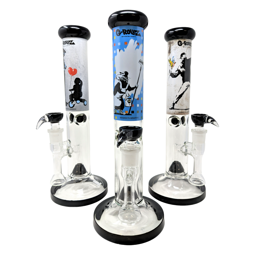 G-Rollz Banksy's 13.5" Straight Bong