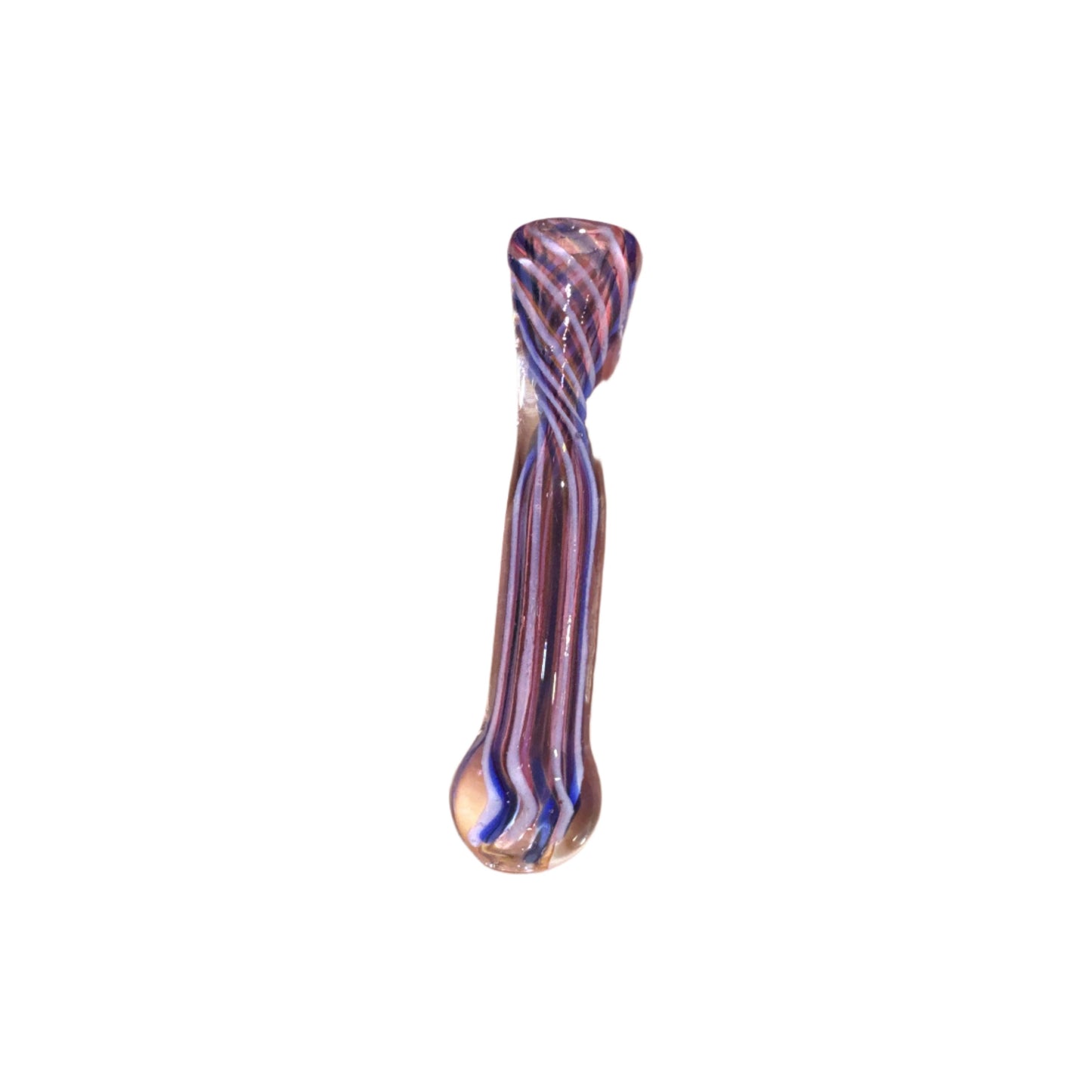 Custom Glass One Hitter - 3.5" - Gold Fumed Slyme