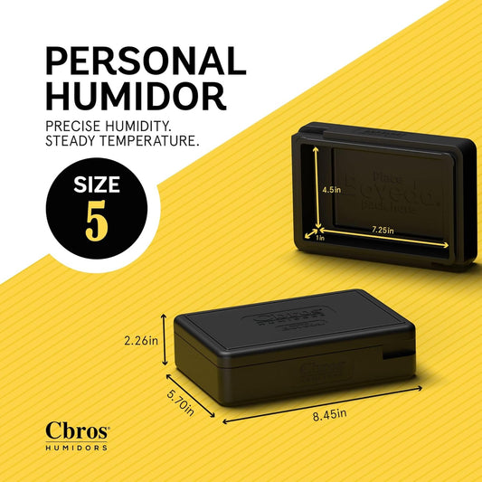 Cigar Bros - Personal Humidor - 5ct