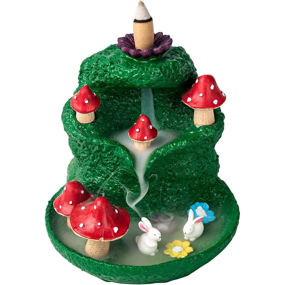 Cone Burner - Mushroom Waterfall Backflow - 6" - IBC43