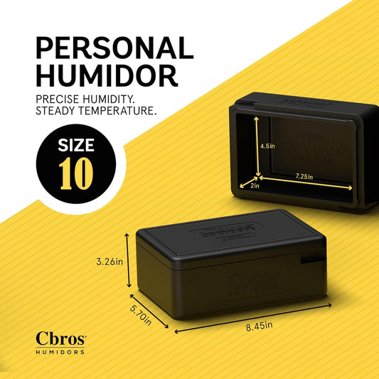 Cigar Bros - Personal Humidor - 10ct