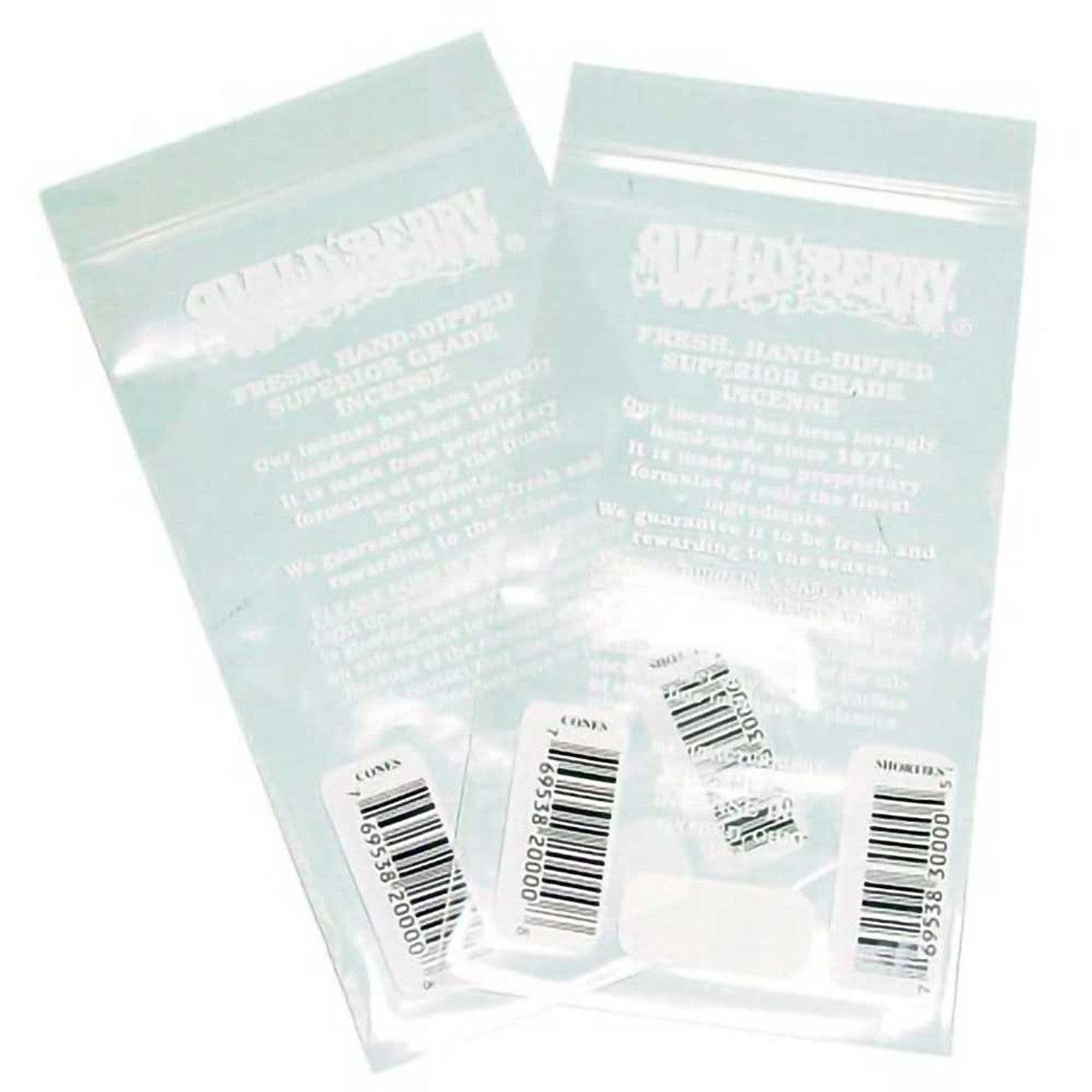 Wild Berry Incense Backflow Cones (3x5) Ziplock Bags - 100ct