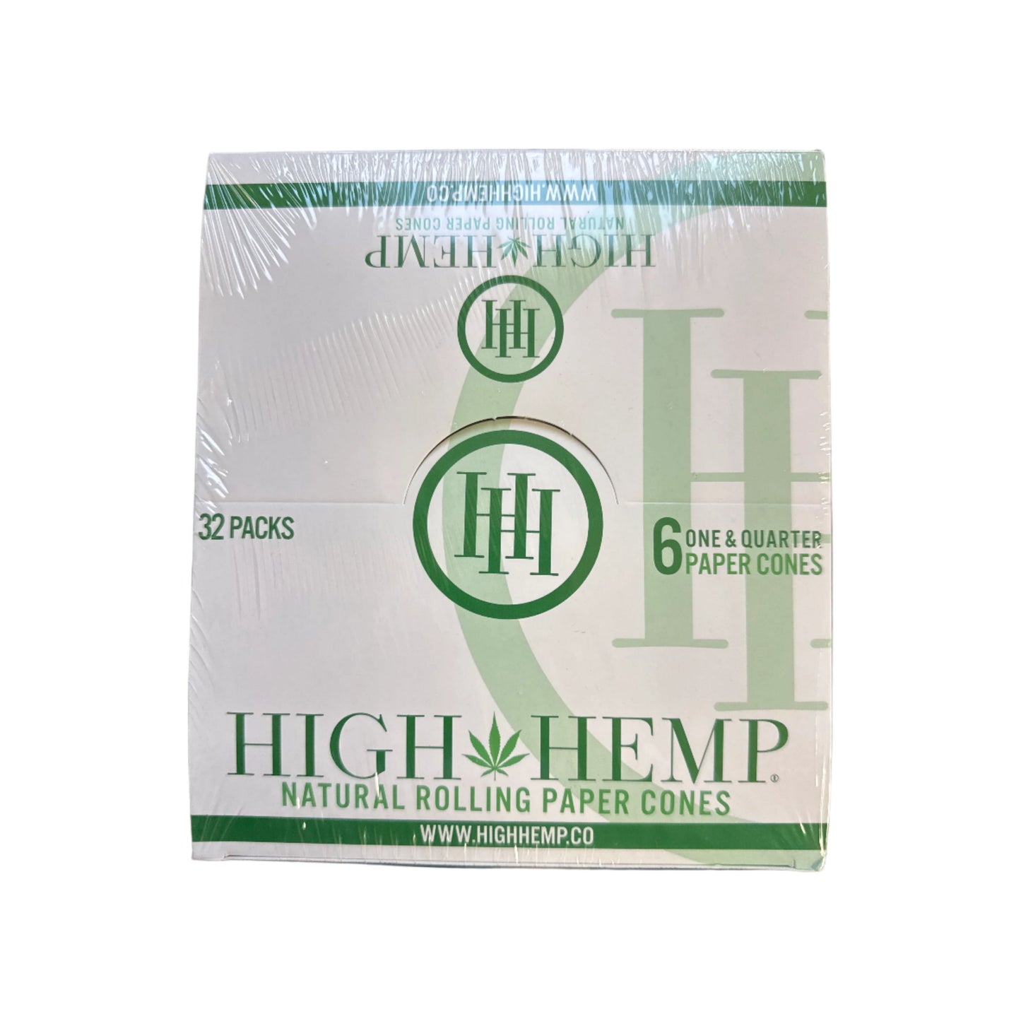 High Hemp - Paper Cones - Natural - 6pk - 32ct