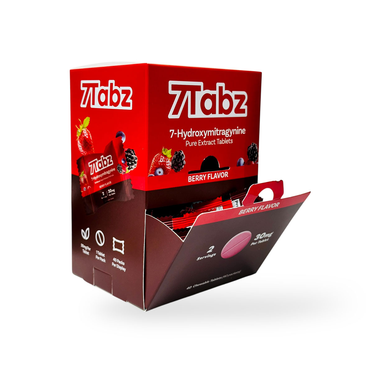 7Tabz - 30mg 7-OH Tabs - 1pk - 40ct