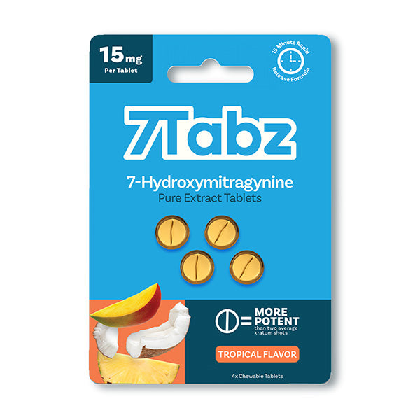 7Tabz - 7Hyrdoxy Tablets - 15mg - 4pk - 10ct
