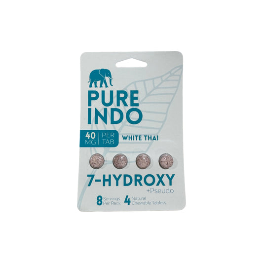 Pure Indo - 40mg Pseudo + 7-OH Tabs - 4pk - 10ct +