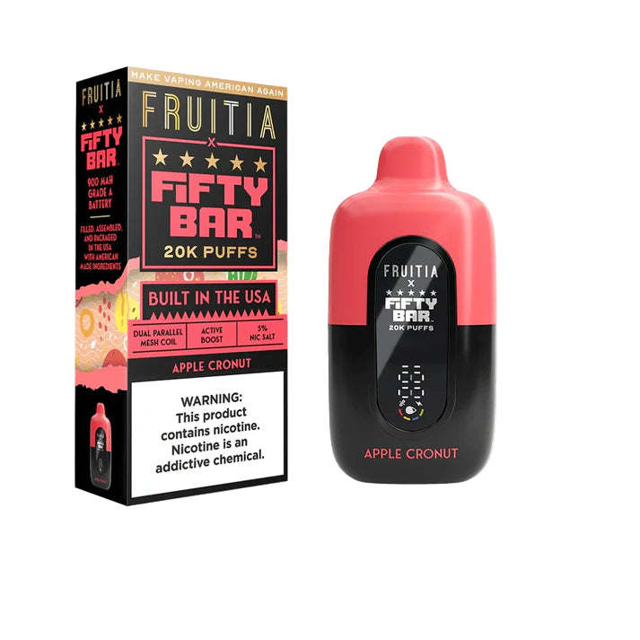Fifty Bar x Fruitia 20k - 18ml - 5ct +